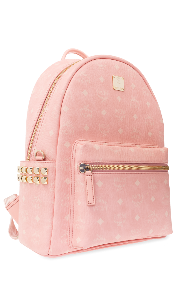 MCM リュック　S Small Stark Side Studs Backpack in Visetos Pink | MCM ®US